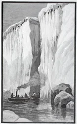 Un maravilloso paso a través de un témpano dividido, pub. Londres 1886